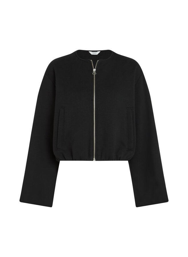 W25T1212LTD 90-05 Penn&Ink Cardigan print black ecru