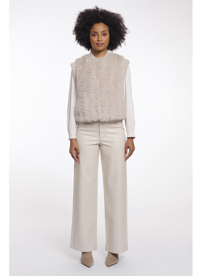 Alvita.7002514 Rino & Pelle Waistcoat with hook & eye closure  Birch dessin