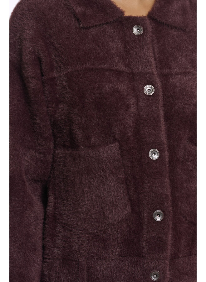 Bubbly.5002514 Rino & Pelle Boxy jacket  Chocolate bean