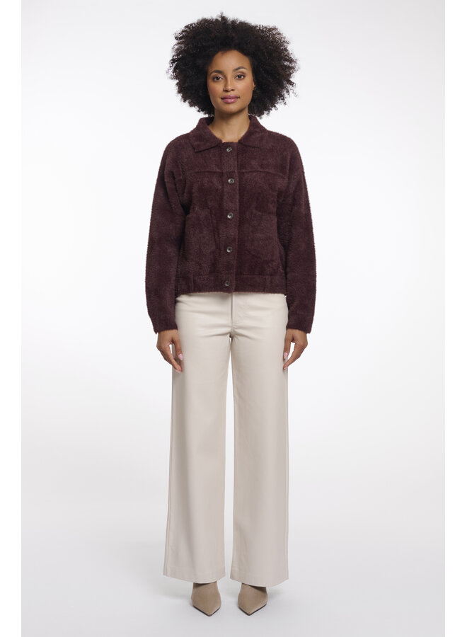 Bubbly.5002514 Rino & Pelle Boxy jacket  Chocolate bean