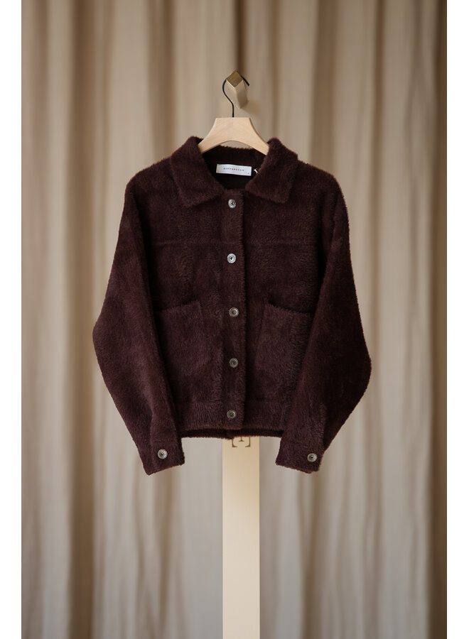 Bubbly.5002514 Rino & Pelle Boxy jacket  Chocolate bean