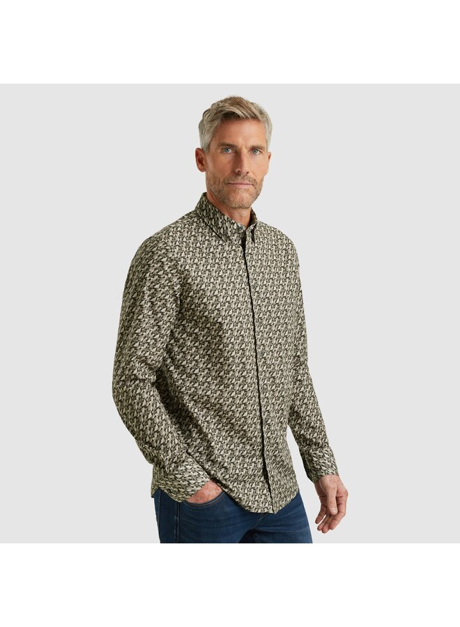 VSI2511281 9161 Vanguard LONG SLEEVE SHIRT Print on fine Poplin stretch Chimera