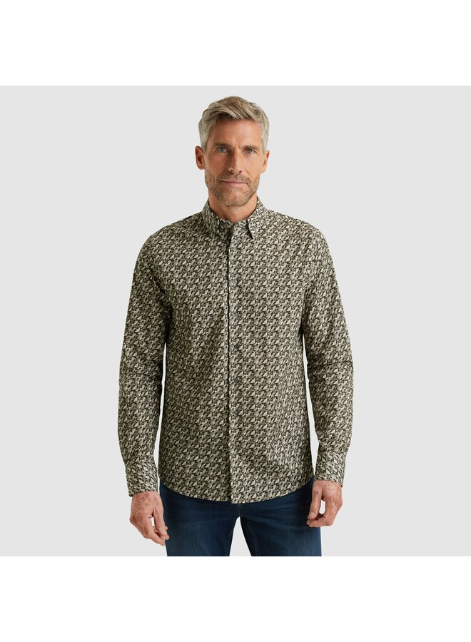 VSI2511281 9161 Vanguard LONG SLEEVE SHIRT Print on fine Poplin stretch Chimera