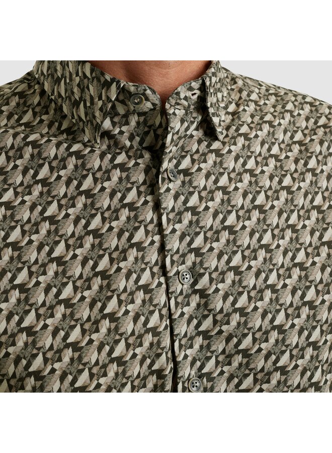 VSI2511281 9161 Vanguard LONG SLEEVE SHIRT Print on fine Poplin stretch Chimera
