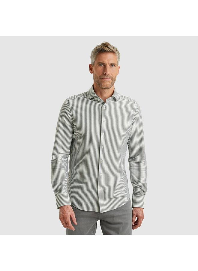 VSI2511280 9161 Vanguard LONG SLEEVE SHIRT CF Oxford Jersey stripe Chimera