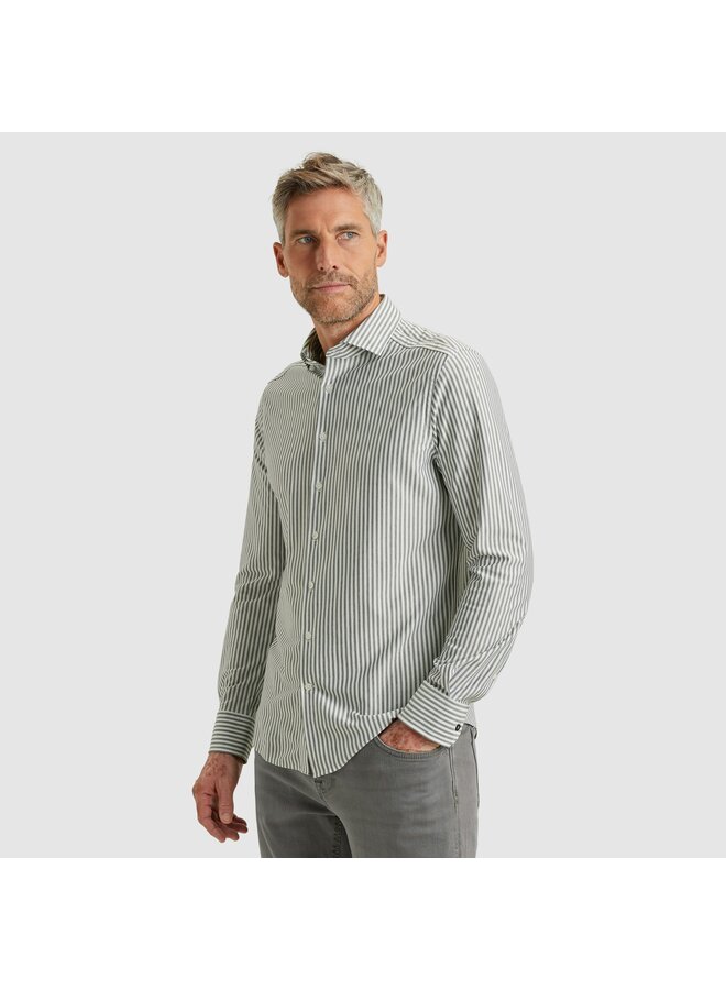 VSI2511280 9161 Vanguard LONG SLEEVE SHIRT CF Oxford Jersey stripe Chimera