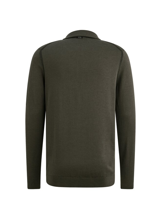 VPS2511810 9161 Vanguard Long sleeve polo cotton modal Chimera