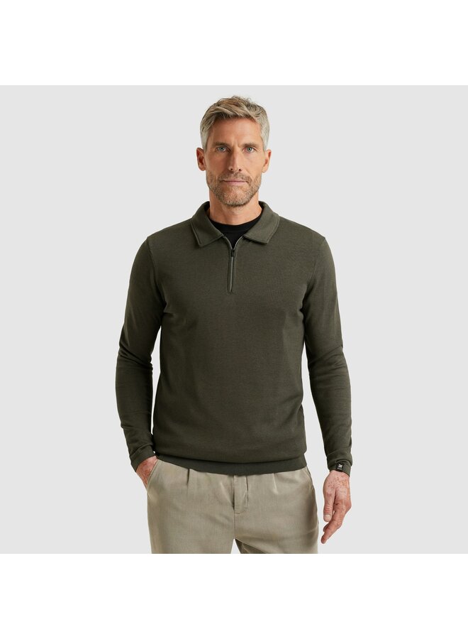 VPS2511810 9161 Vanguard Long sleeve polo cotton modal Chimera