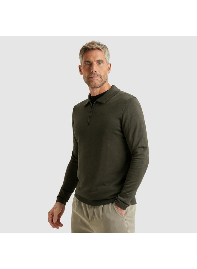 VPS2511810 9161 Vanguard Long sleeve polo cotton modal Chimera