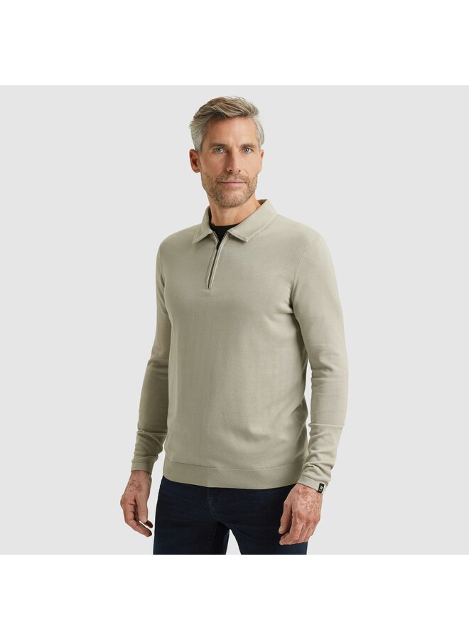 VPS2511810 9048 Vanguard Long sleeve polo cotton modal Paloma