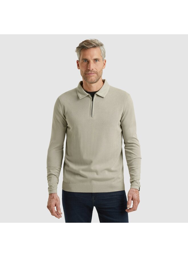 VPS2511810 9048 Vanguard Long sleeve polo cotton modal Paloma