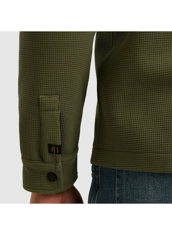 PSI2511246 6213 PME Legend LONG SLEEVE SHIRT Waffle Jersey Four Leaf Clover
