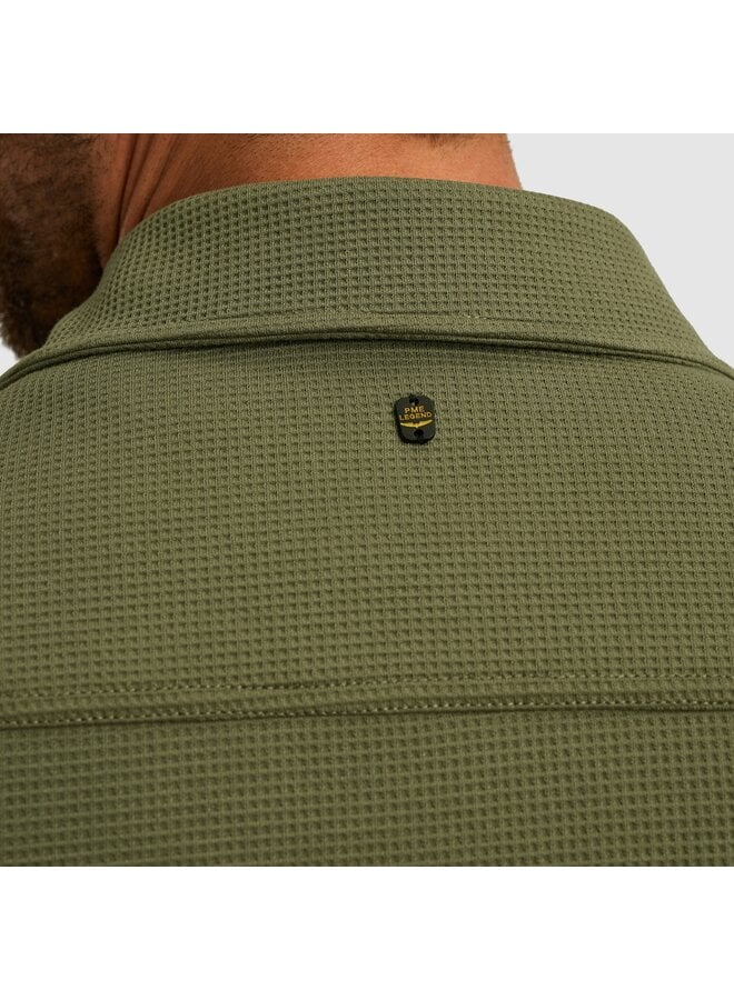 PSI2511246 6213 PME Legend LONG SLEEVE SHIRT Waffle Jersey Four Leaf Clover