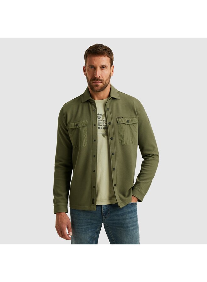 PSI2511246 6213 PME Legend LONG SLEEVE SHIRT Waffle Jersey Four Leaf Clover