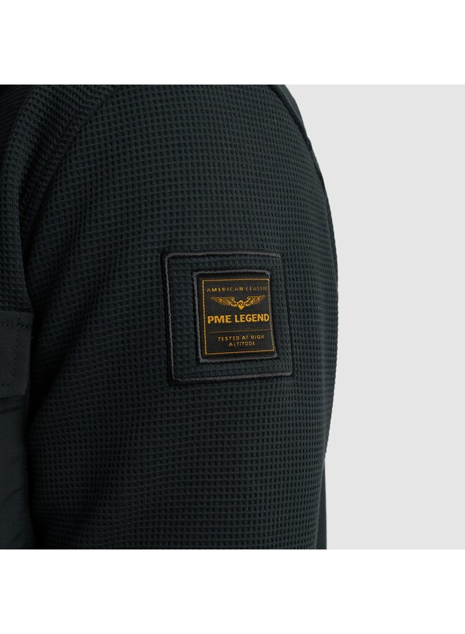 PSI2511246 5282 PME Legend LONG SLEEVE SHIRT Waffle Jersey Carbon