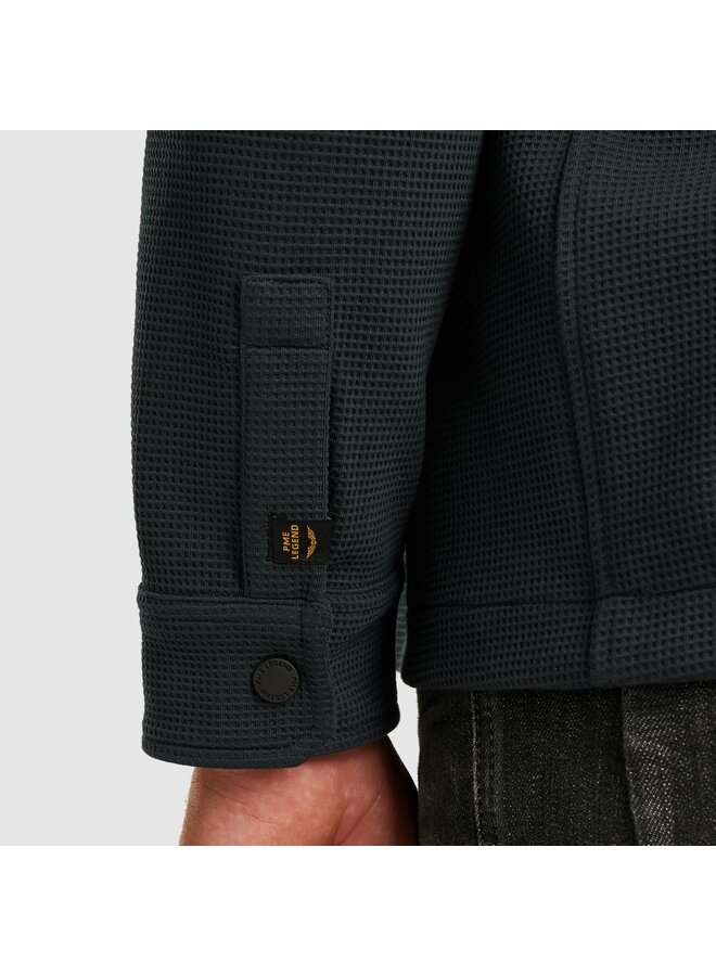 PSI2511246 5282 PME Legend LONG SLEEVE SHIRT Waffle Jersey Carbon