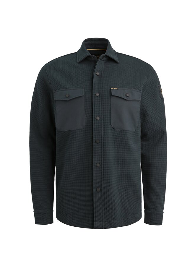 PSI2511246 5282 PME Legend LONG SLEEVE SHIRT Waffle Jersey Carbon