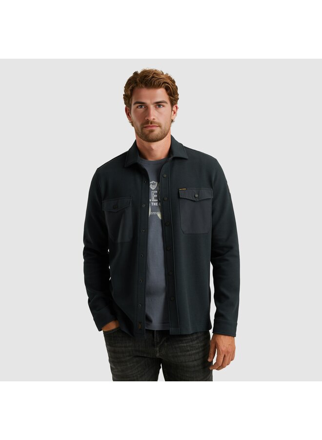 PSI2511246 5282 PME Legend LONG SLEEVE SHIRT Waffle Jersey Carbon