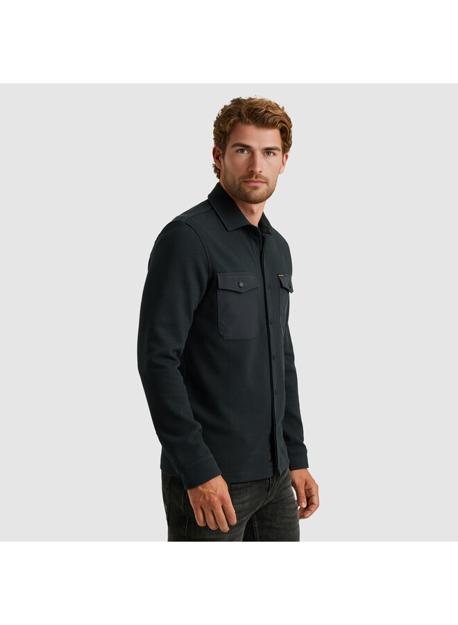 PSI2511246 5282 PME Legend LONG SLEEVE SHIRT Waffle Jersey Carbon