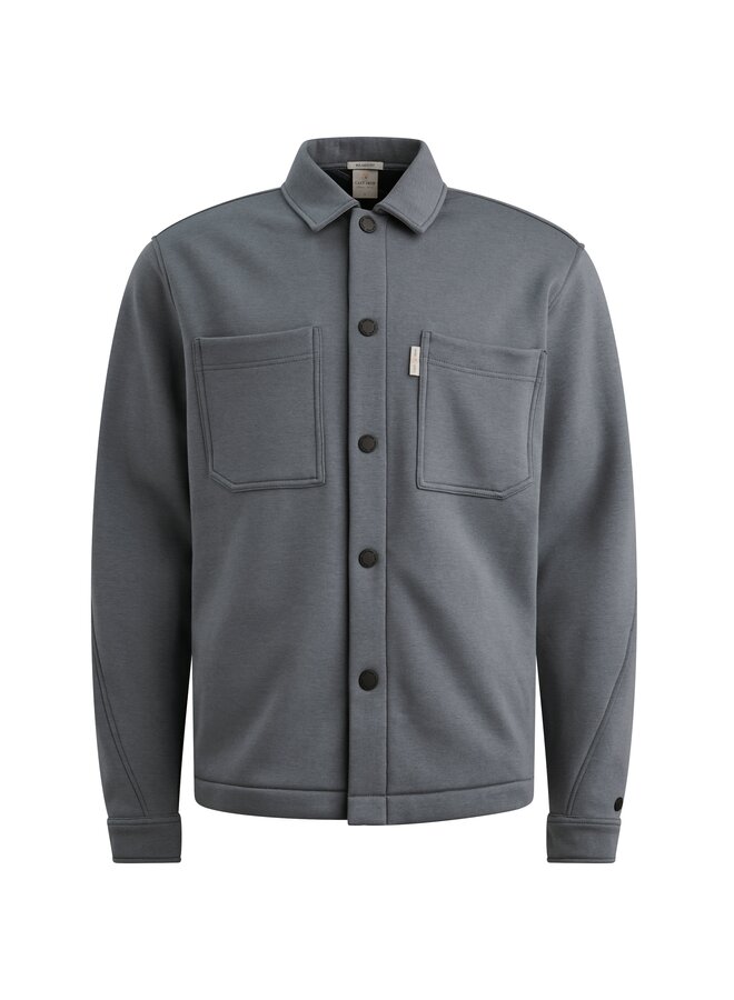 CSW2511460 5277 Cast Iron Button jacket interlock Grisaille