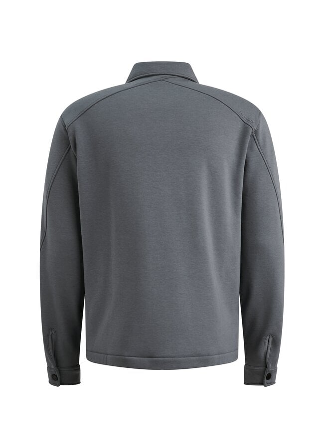 CSW2511460 5277 Cast Iron Button jacket interlock Grisaille