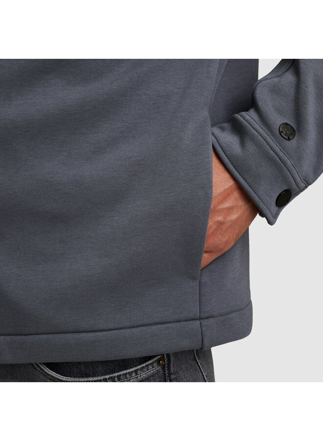 CSW2511460 5277 Cast Iron Button jacket interlock Grisaille