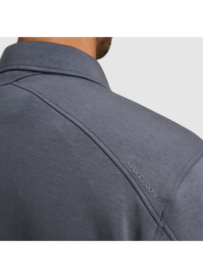 CSW2511460 5277 Cast Iron Button jacket interlock Grisaille