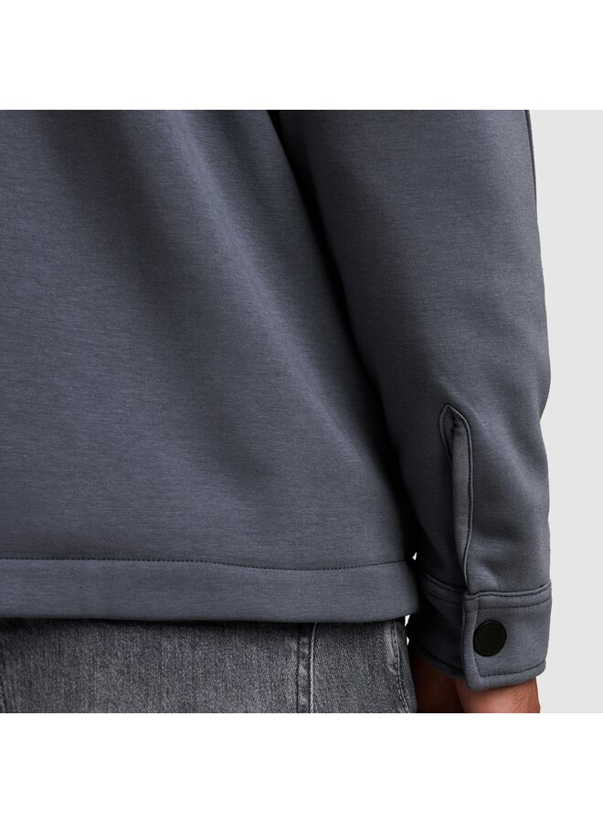 CSW2511460 5277 Cast Iron Button jacket interlock Grisaille