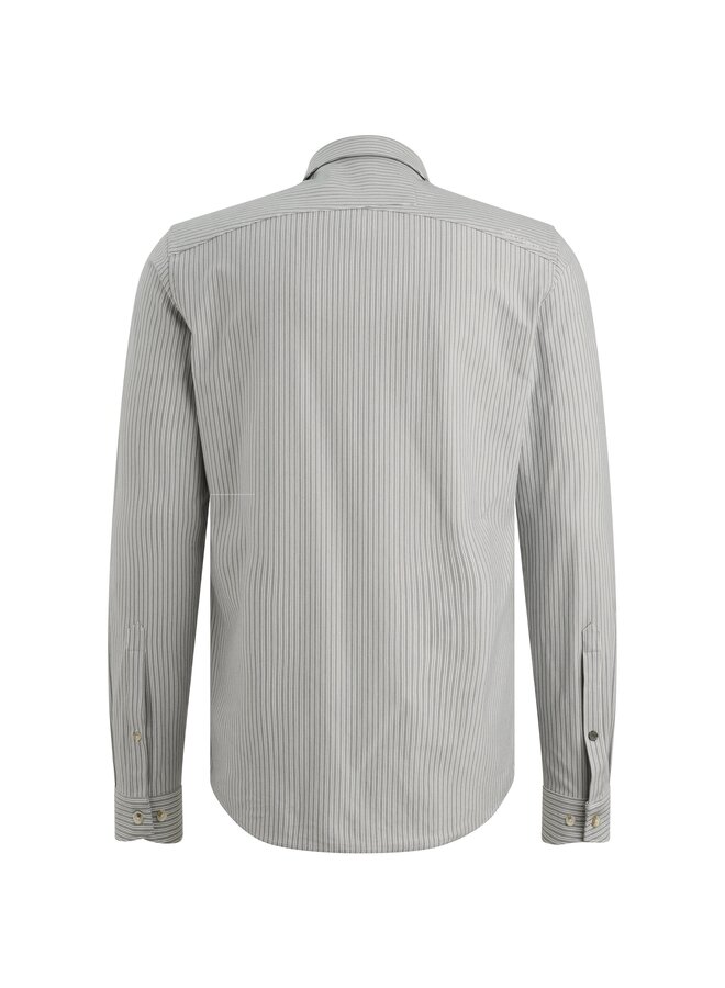 CSI2511279 5277 Cast Iron LONG SLEEVE SHIRT Twill Jersey Stripe Grisaille