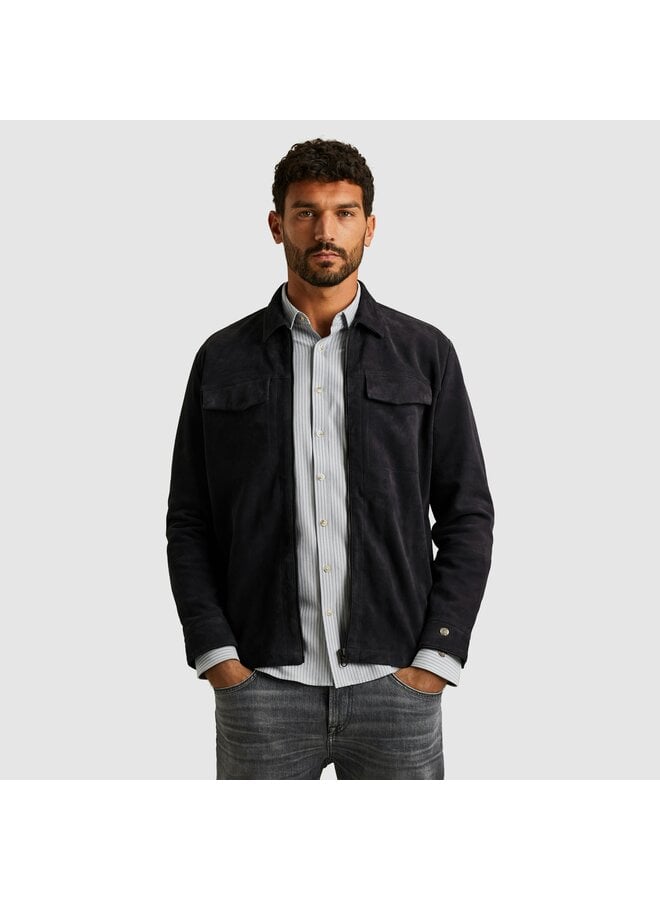 CSI2511276 5287 Cast Iron LONG SLEEVE SHIRT Suede Dark Sapphire