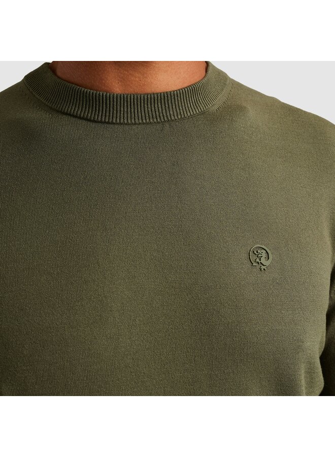 CKW2511360 6414 Cast Iron Crewneck soft blend Dusty Olive