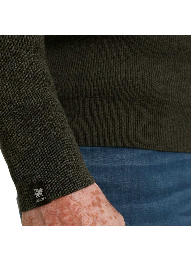 VKW2510332 9161 Vanguard Half zip collar gentleman's deal cotton modal Chimera