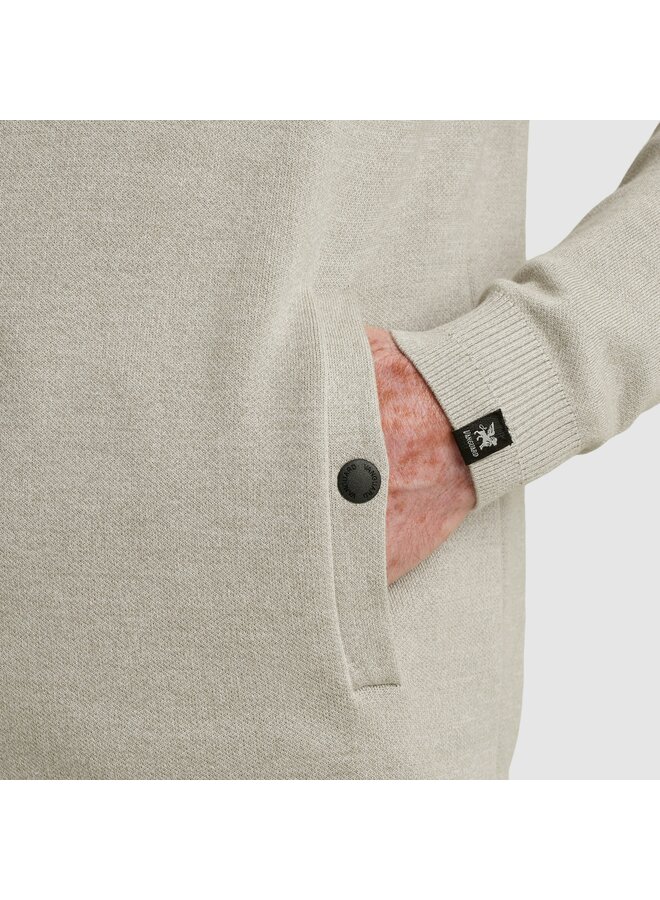 VKC2511374 9048 Vanguard Zip jacket cotton modal mouline bonded Paloma