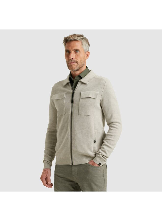 VKC2511374 9048 Vanguard Zip jacket cotton modal mouline bonded Paloma