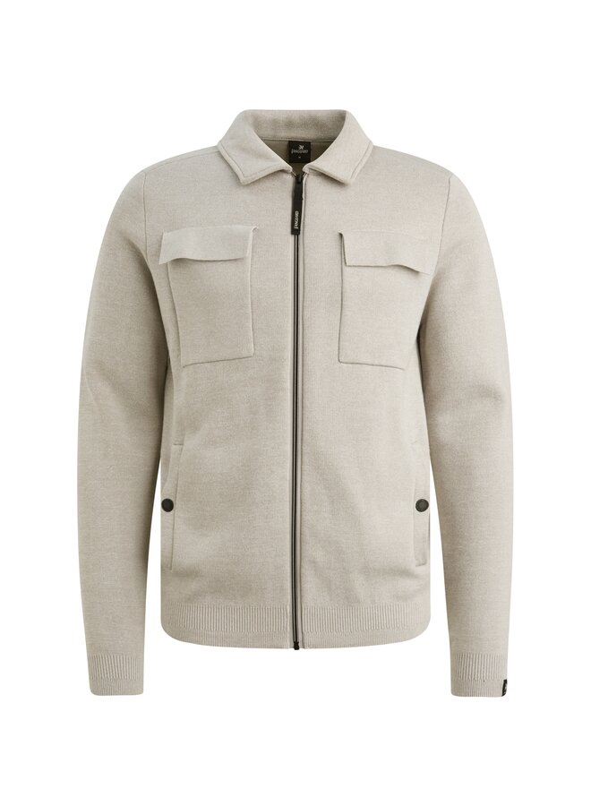 VKC2511374 9048 Vanguard Zip jacket cotton modal mouline bonded Paloma