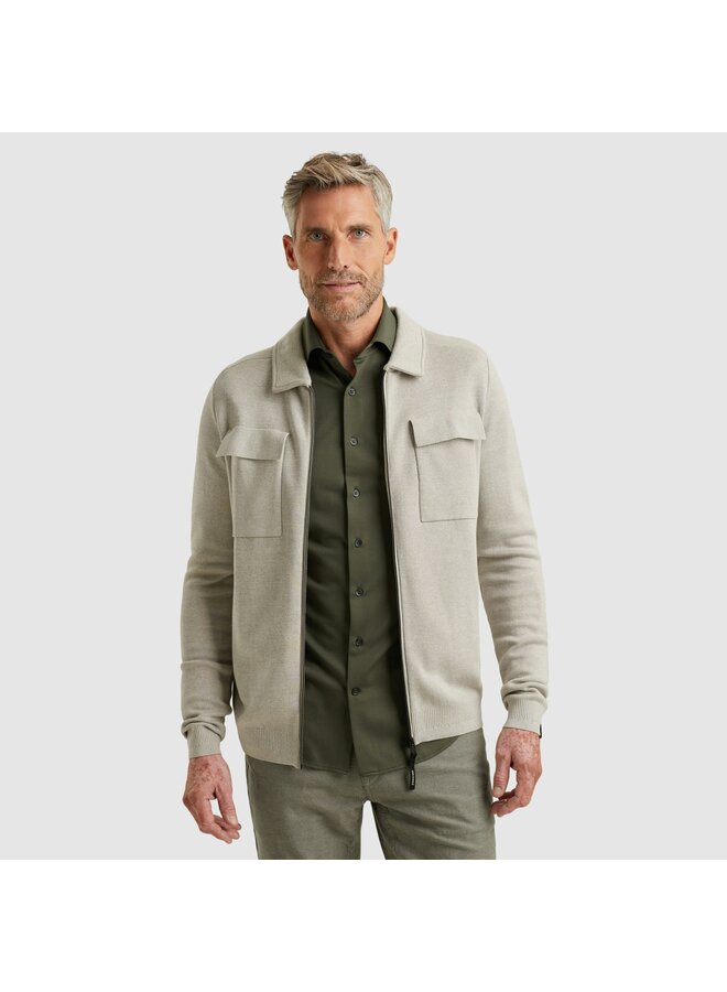 VKC2511374 9048 Vanguard Zip jacket cotton modal mouline bonded Paloma