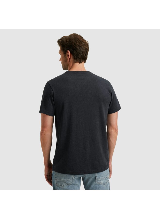 PTSS2511532 5282 PME Legend Short sleeve r-neck melange jersey Carbon