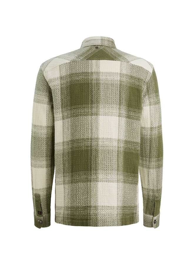 PSI2511250 6213 PME Legend LONG SLEEVE SHIRT Dobby Mattweave YD Check Four Leaf Clover