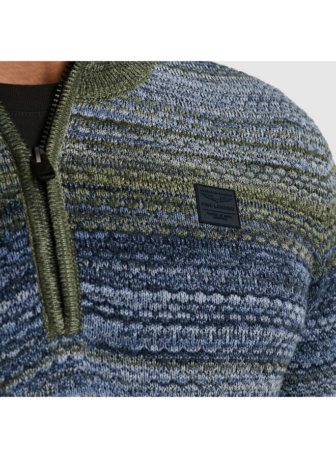 PKW2511331 5301 PME Legend Half zip collar colormix Vintage Indigo