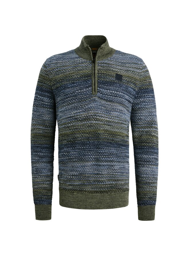 PKW2511331 5301 PME Legend Half zip collar colormix Vintage Indigo