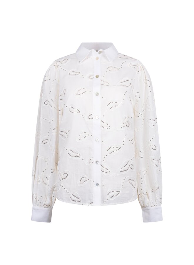 NKS02103 17 Nukus Milanova Blouse Off White