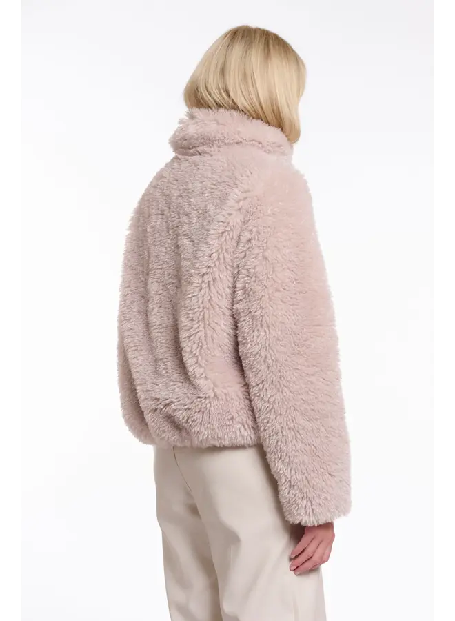 Sallie.7002514 Rino & Pelle Jacket with zipper closure  Birch mongolian fur