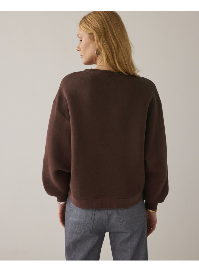 3s5212-30413 754 Summum Jersey Soft sweat Dark Chocolate