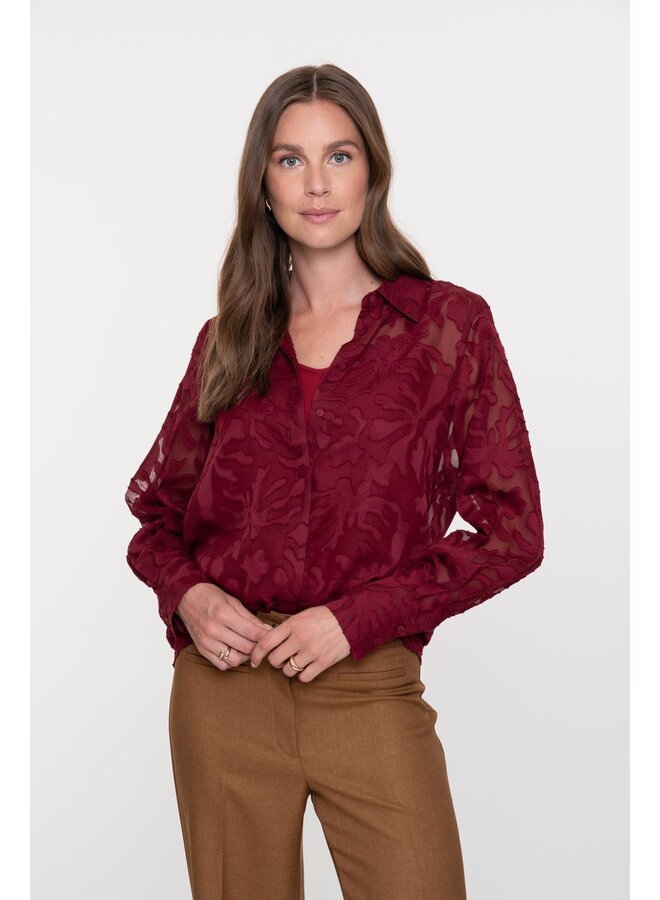 53832-26 485 Geisha blouse fancy fabric port