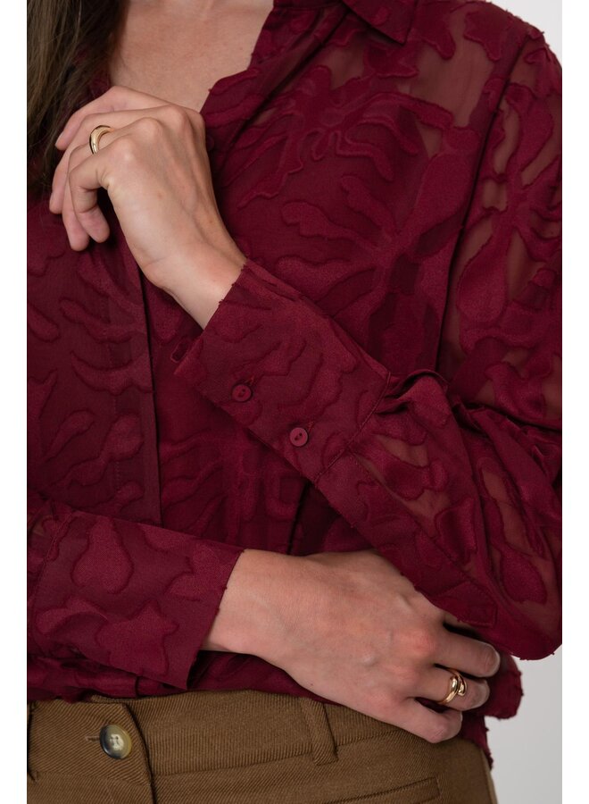 53832-26 485 Geisha blouse fancy fabric port