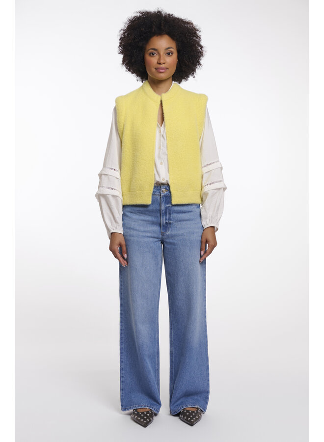 Elona.5002621 Rino&Pelle Short waistcoat Breezy lime