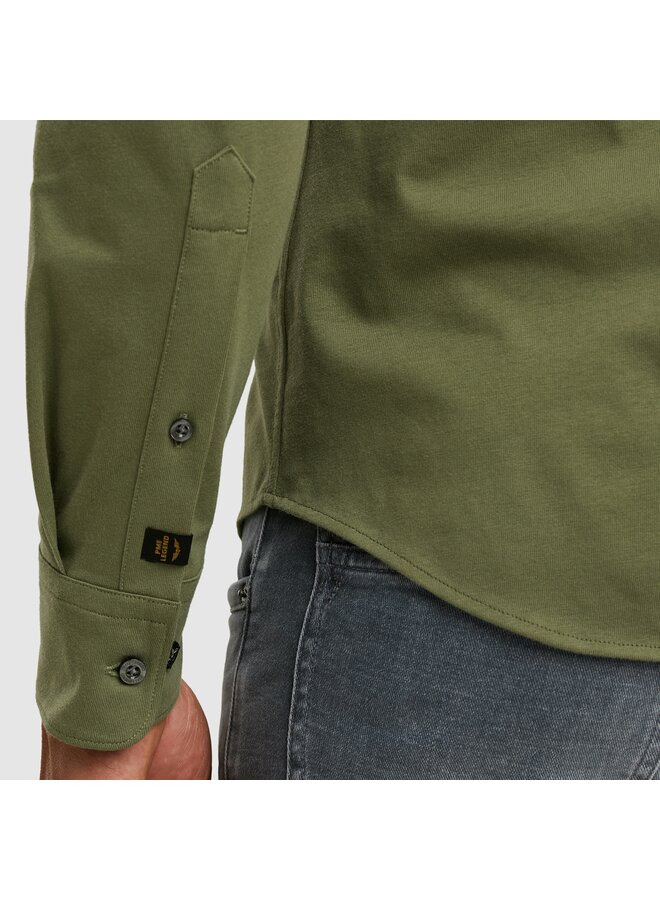 PSI2511234 6213 PME Legend LONG SLEEVE SHIRT Satin Jersey Four Leaf Clover