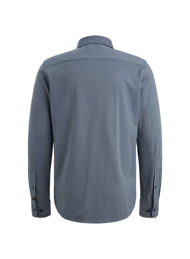 PSI2511234 5301 PME Legend LONG SLEEVE SHIRT Satin Jersey Vintage Indigo