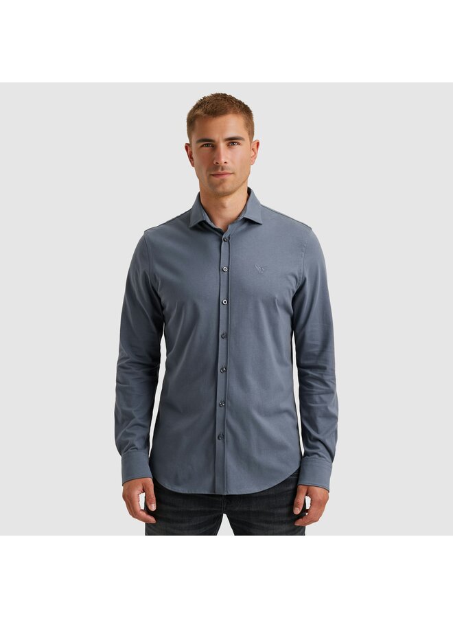 PSI2511234 5301 PME Legend LONG SLEEVE SHIRT Satin Jersey Vintage Indigo