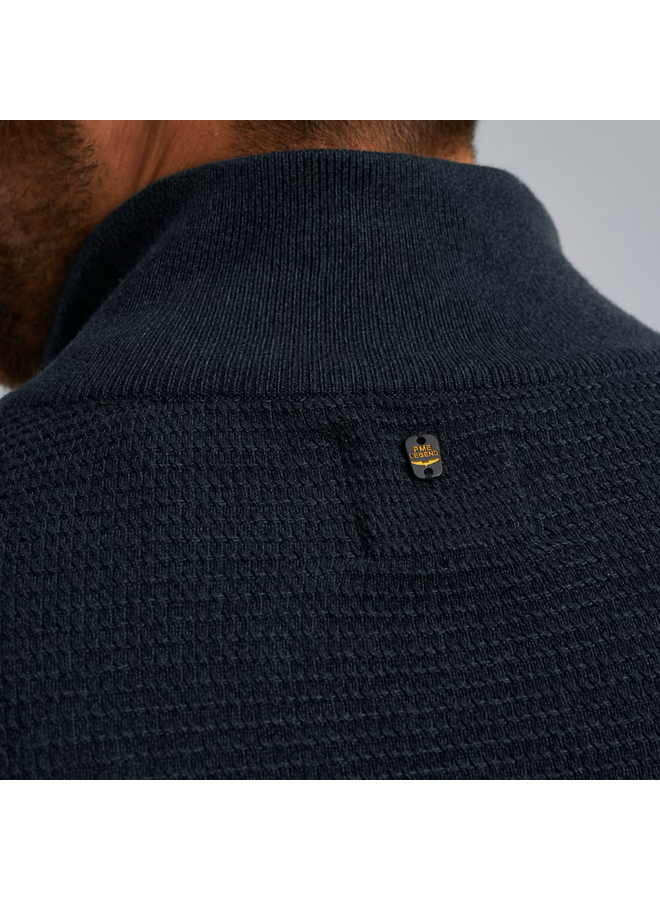 PKW2510301 5281 PME Legend Half zip collar cotton mouline (organic) Salute